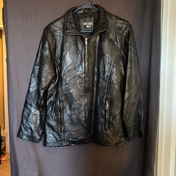NWOT JUNCTION WEST LADIES LEATHER JACKET - Picture 1 of 10